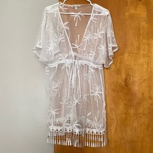 Boho bathing suit cover up